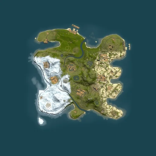 Rust map seed 1546275279, 3000x3000m top-down preview