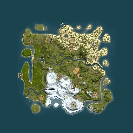 Rust map seed 659205286, 4000x4000m top-down preview