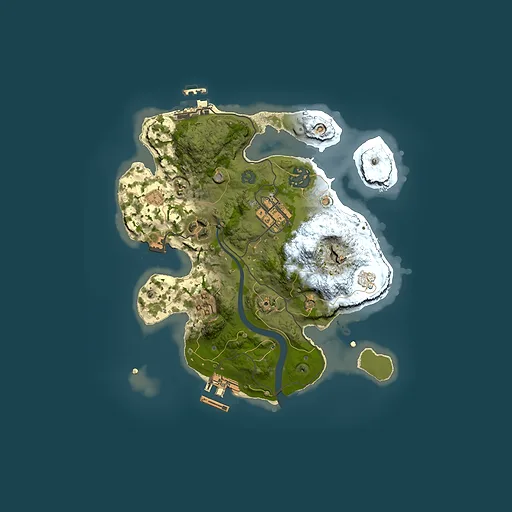 Rust map seed 1532497173, 2500x2500m top-down preview