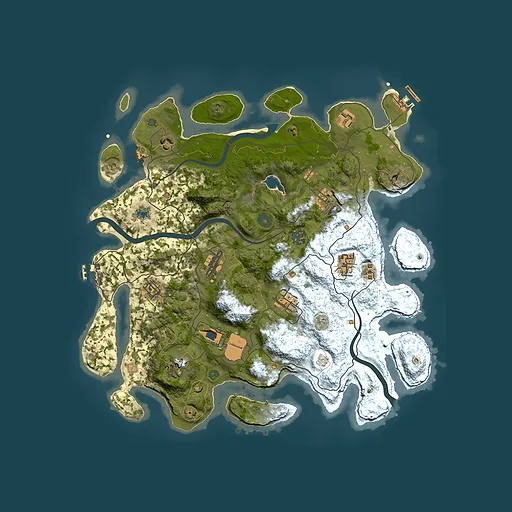 Rust map seed 1983979871, 4000x4000m top-down preview