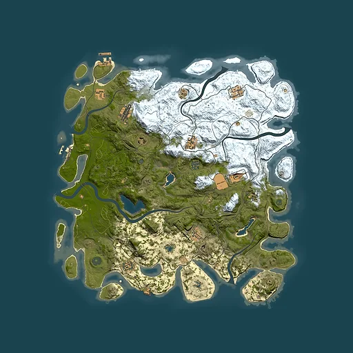 Rust map seed 884595962, 4500x4500m top-down preview