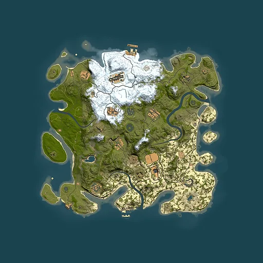 Rust map seed 1270240902, 4000x4000m top-down preview