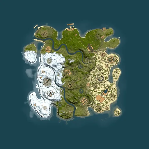 Rust map seed 978785688, 3500x3500m top-down preview