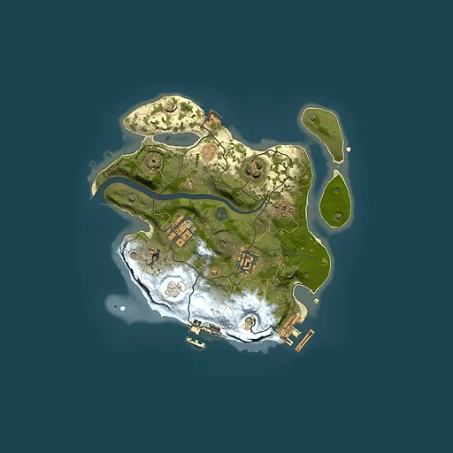 Rust map seed 527201507, 2500x2500m top-down preview