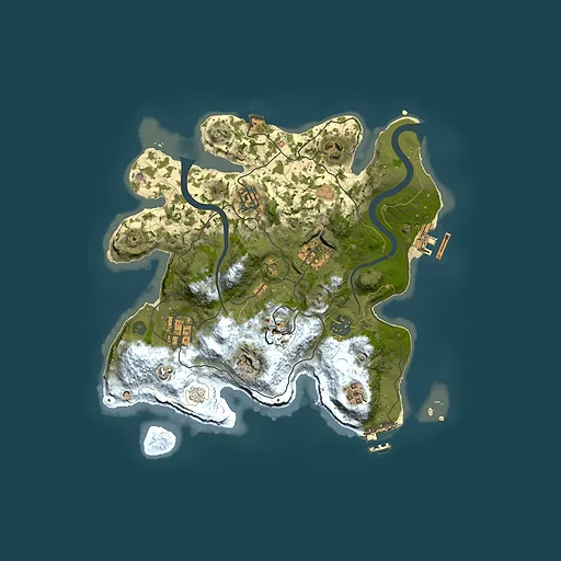 Rust map seed 162922102, 3000x3000m top-down preview