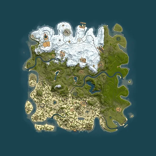 Rust map seed 1166793503, 4500x4500m top-down preview