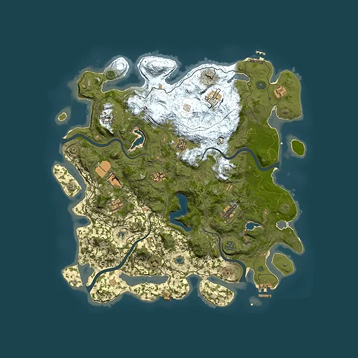 Rust map seed 1792263259, 4500x4500m top-down preview