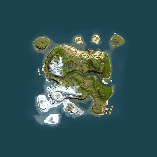 Rust map seed 1691726703, 2500x2500m top-down preview