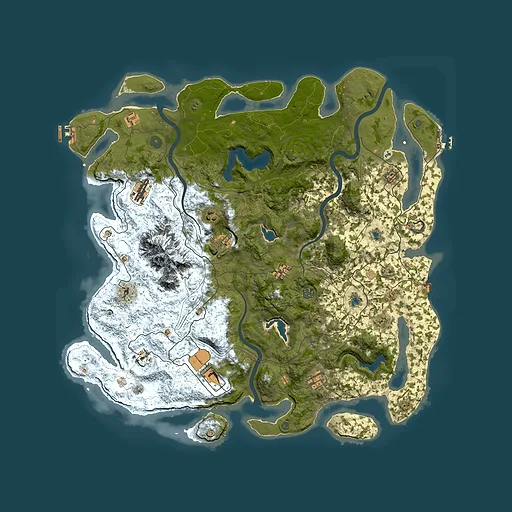 Rust map seed 473027040, 5000x5000m top-down preview