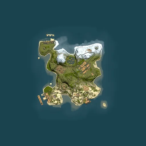 Rust map seed 285890090, 2000x2000m top-down preview