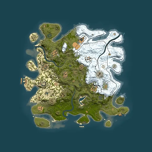 Rust map seed 1596459639, 4000x4000m top-down preview