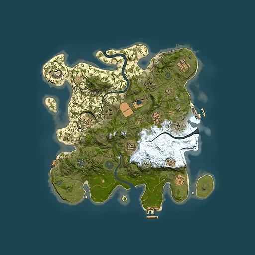 Rust map seed 1916994000, 3500x3500m top-down preview