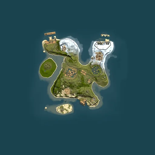 Rust map seed 1215508095, 2000x2000m top-down preview