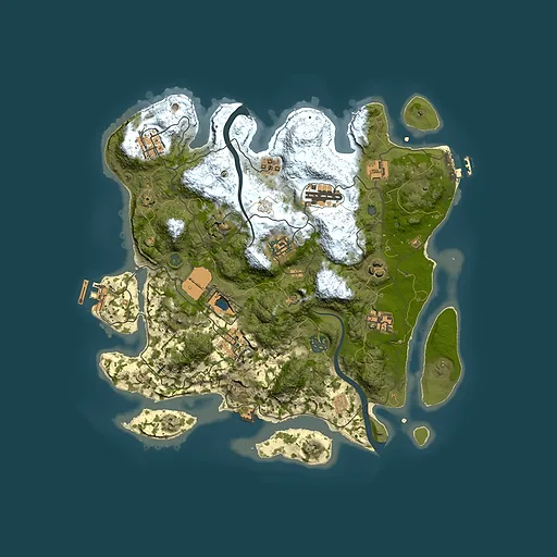 Rust map seed 975524553, 3500x3500m top-down preview