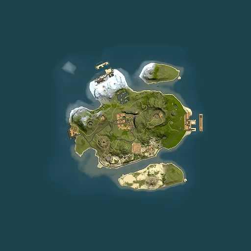 Rust map seed 97755880, 2000x2000m top-down preview