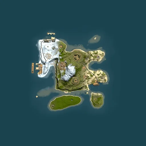Rust map seed 1870507671, 2000x2000m top-down preview