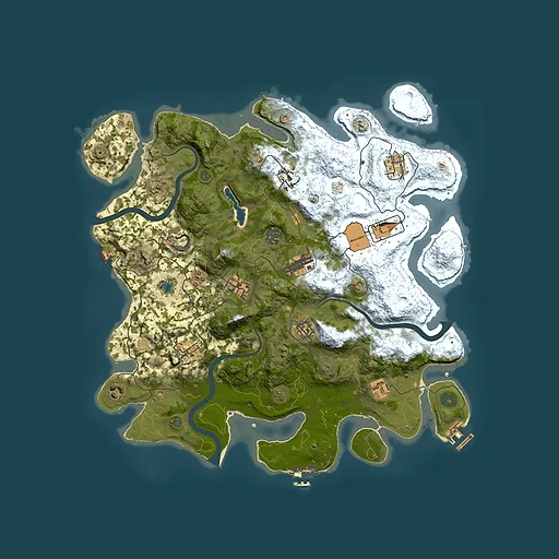 Rust map seed 557279815, 4000x4000m top-down preview