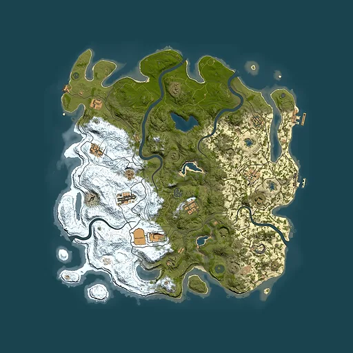 Rust map seed 621779412, 4500x4500m top-down preview