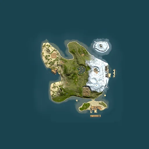 Rust map seed 155761915, 2000x2000m top-down preview