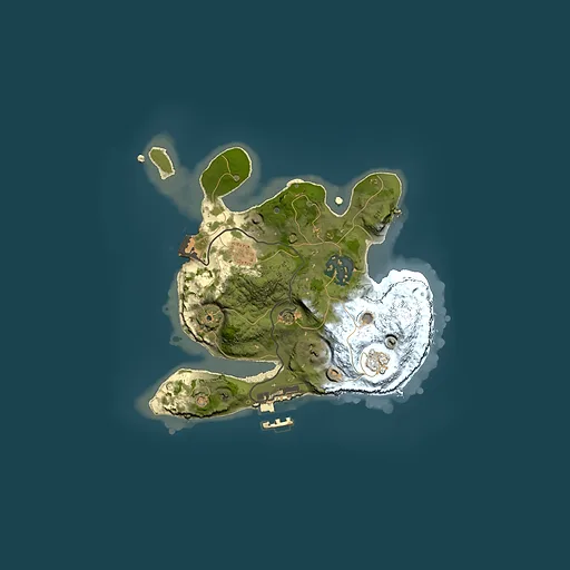 Rust map seed 626823961, 2000x2000m top-down preview