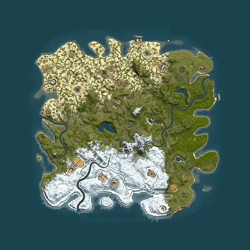 Rust map seed 1605997624, 5000x5000m top-down preview
