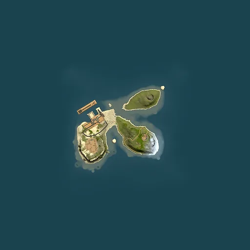 Rust map seed 57797352, 1500x1500m top-down preview