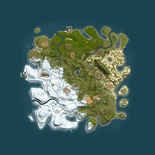 Rust map seed 593795396, 4000x4000m top-down preview