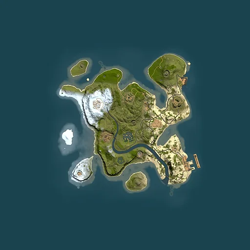 Rust map seed 1212782163, 2500x2500m top-down preview