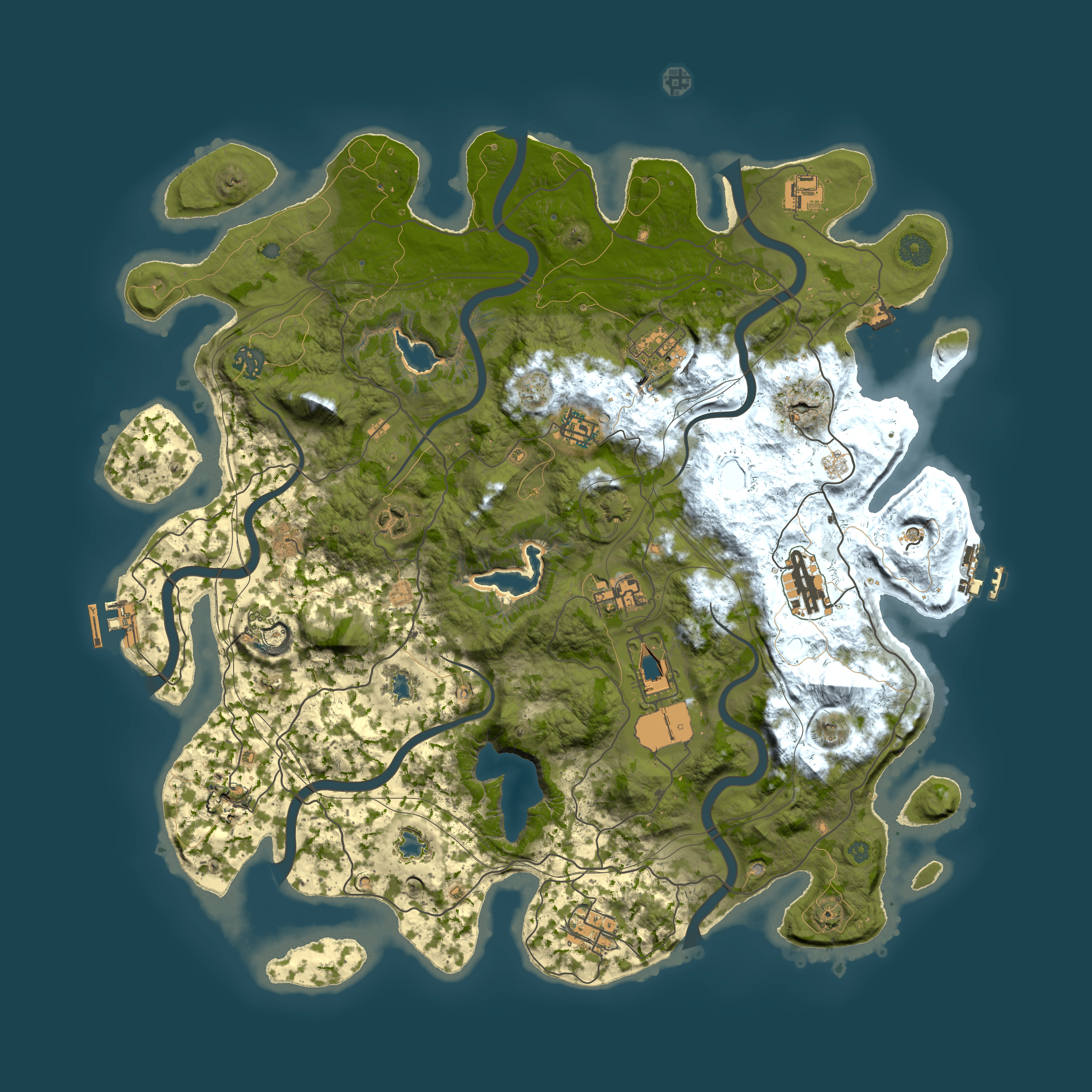 Full top-down render of Rust map seed 478495594, 4500x4500m