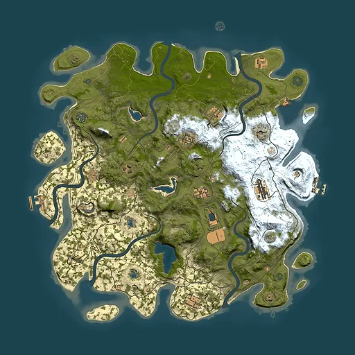 Rust map seed 478495594, 4500x4500m top-down preview