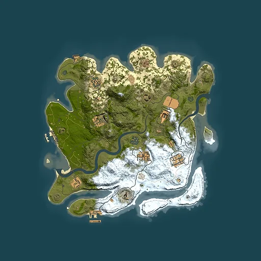 Rust map seed 295669088, 3500x3500m top-down preview