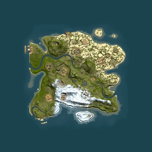 Rust map seed 1337829270, 3000x3000m top-down preview