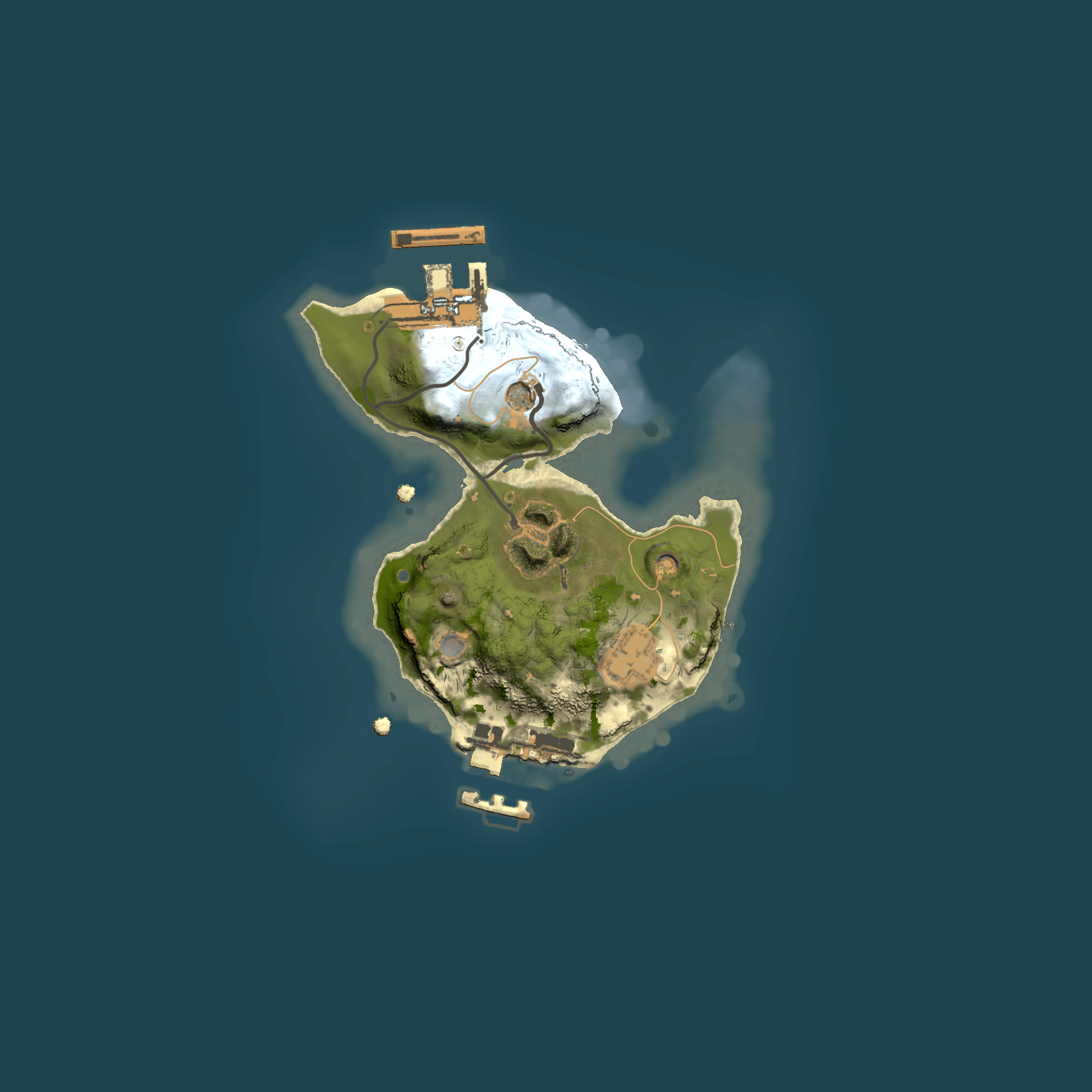 Full top-down render of Rust map seed 2037253954, 1500x1500m