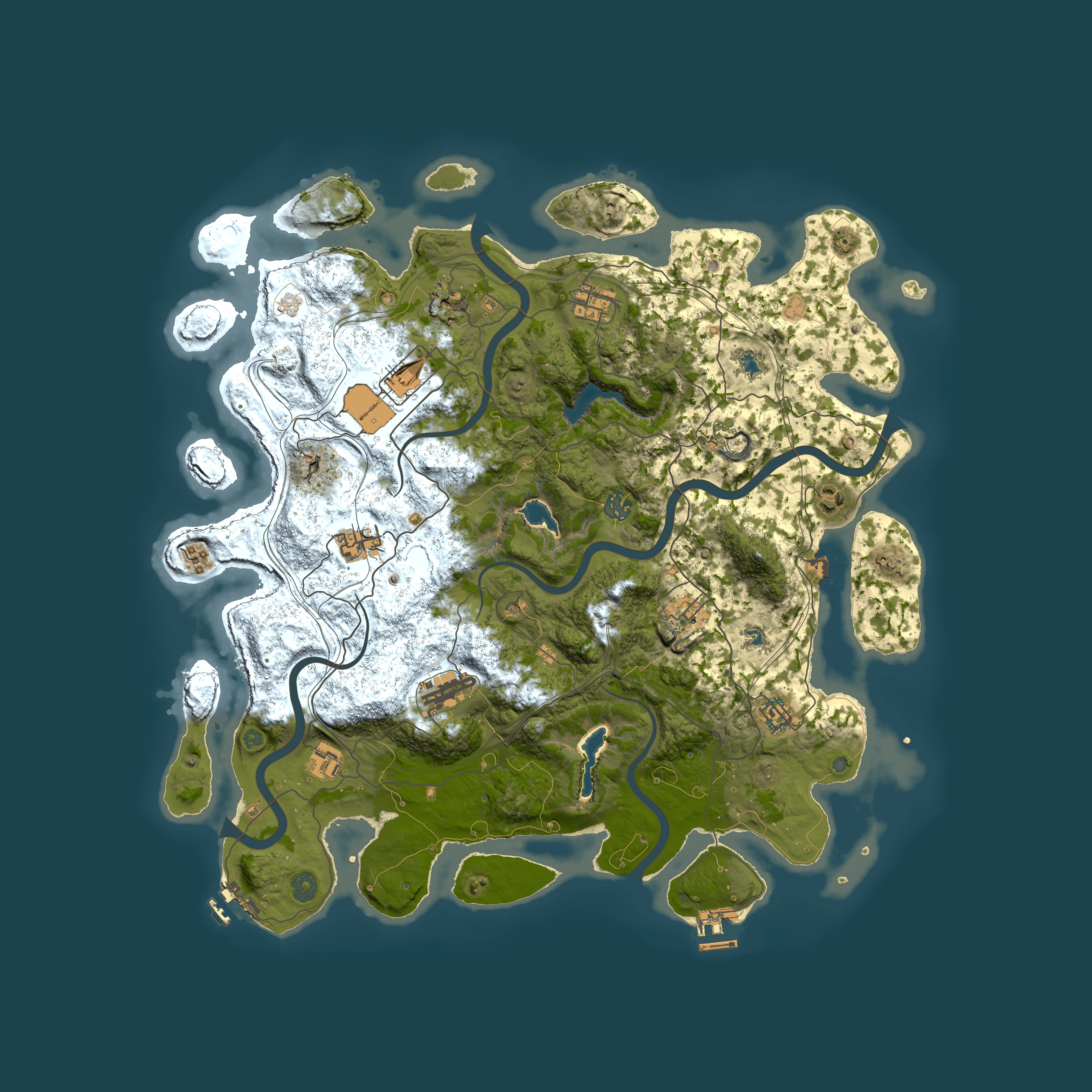 Full top-down render of Rust map seed 1577392287, 4500x4500m