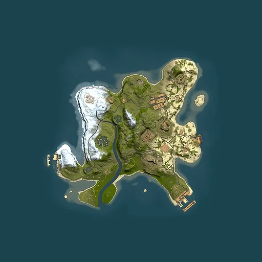 Rust map seed 81383479, 2500x2500m top-down preview