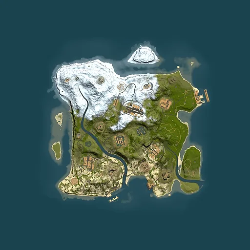 Rust map seed 550192241, 3000x3000m top-down preview