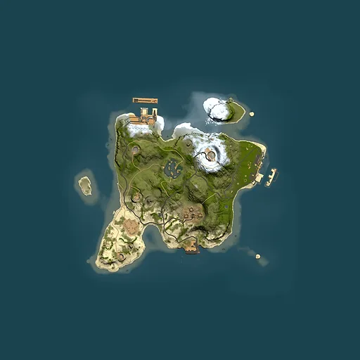 Rust map seed 243297001, 2000x2000m top-down preview