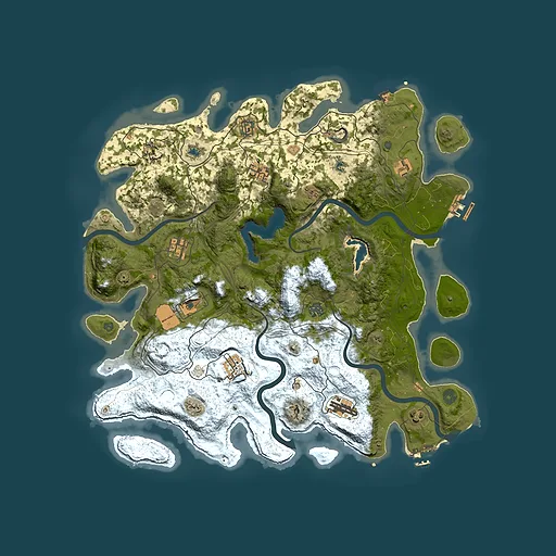Rust map seed 811244392, 4500x4500m top-down preview