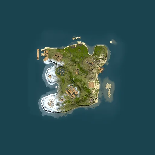 Rust map seed 2032039851, 2000x2000m top-down preview