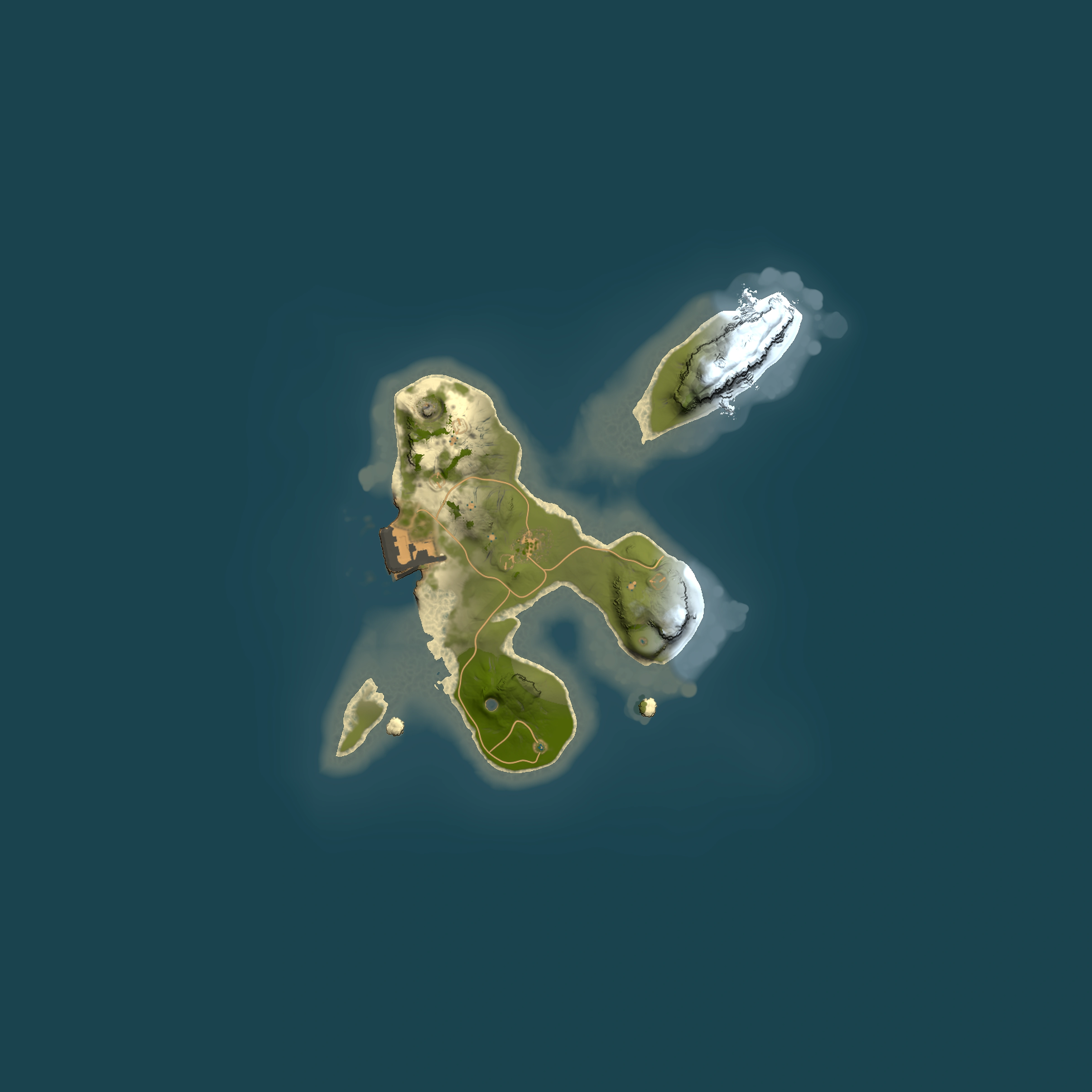 Full top-down render of Rust map seed 1825800931, 1500x1500m