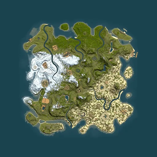 Rust map seed 1806855183, 4500x4500m top-down preview