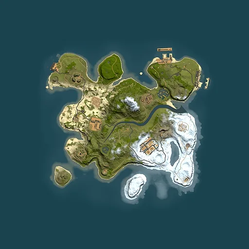 Rust map seed 1298290876, 2500x2500m top-down preview