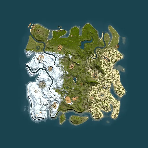Rust map seed 1337, 4250x4250m top-down preview