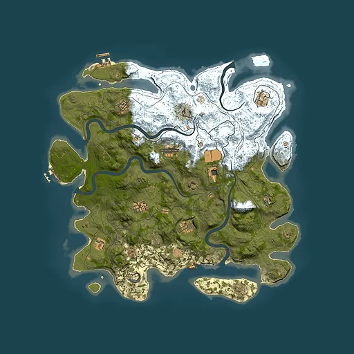 Rust map seed 1337, 4250x4250m top-down preview