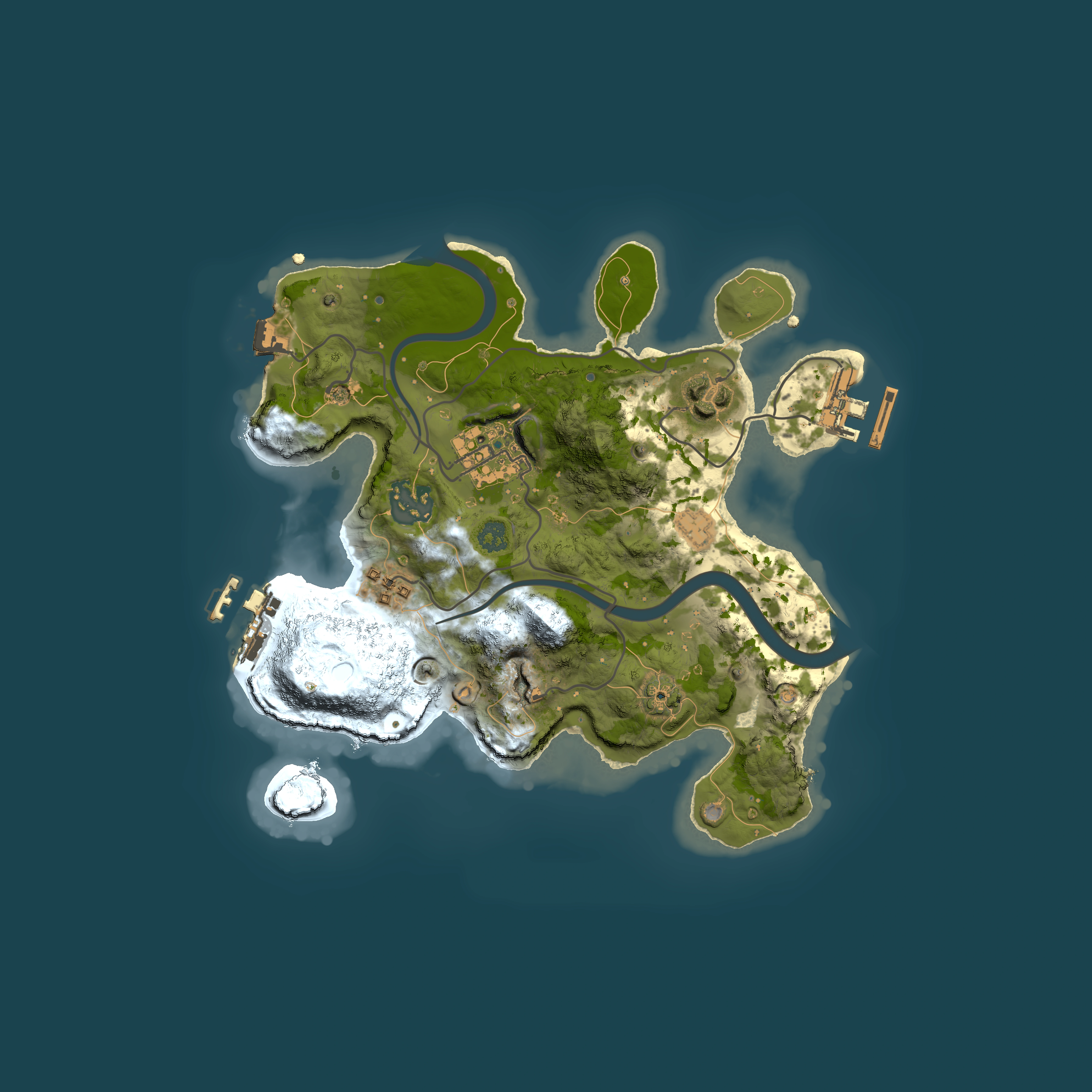 Full top-down render of Rust map seed 1971204327, 2500x2500m