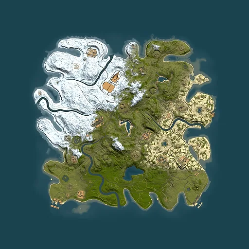 Rust map seed 1900436498, 4500x4500m top-down preview