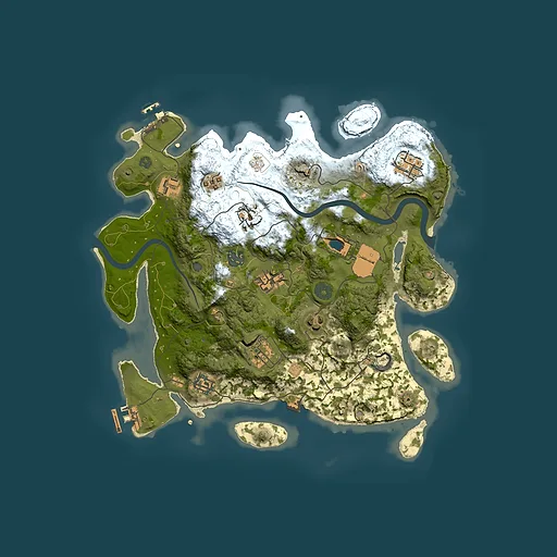 Rust map seed 568347646, 3500x3500m top-down preview