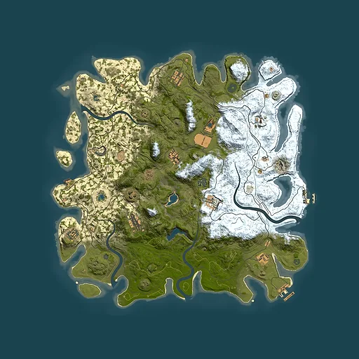 Rust map seed 1087025206, 4500x4500m top-down preview