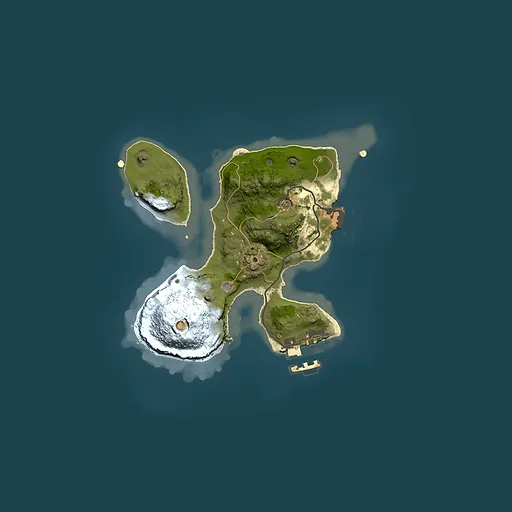 Rust map seed 1364991189, 1800x1800m top-down preview