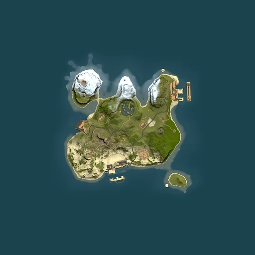 Rust map seed 1804685236, 1800x1800m top-down preview